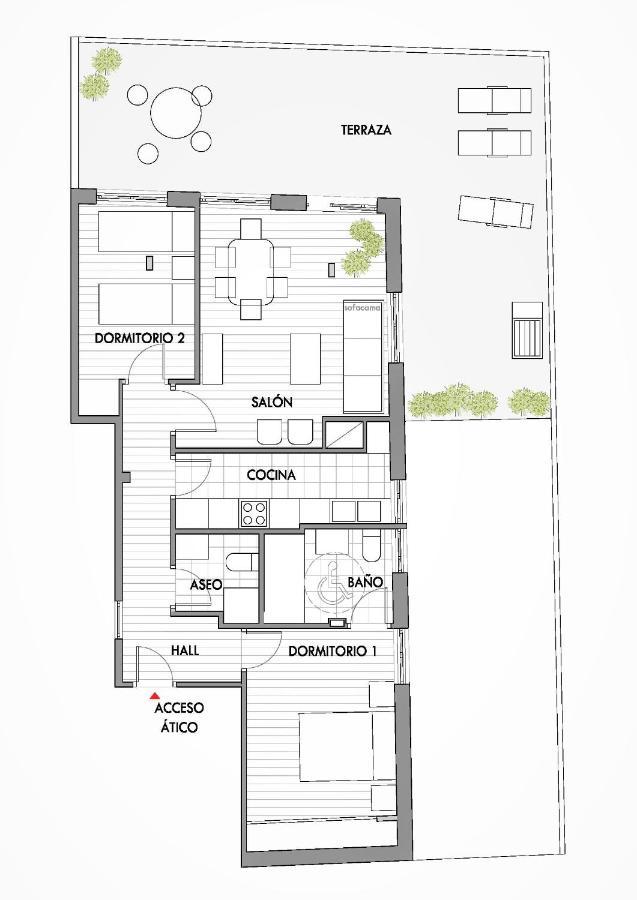 Ferienwohnung Atico San Marcos Salamanca Exterior foto
